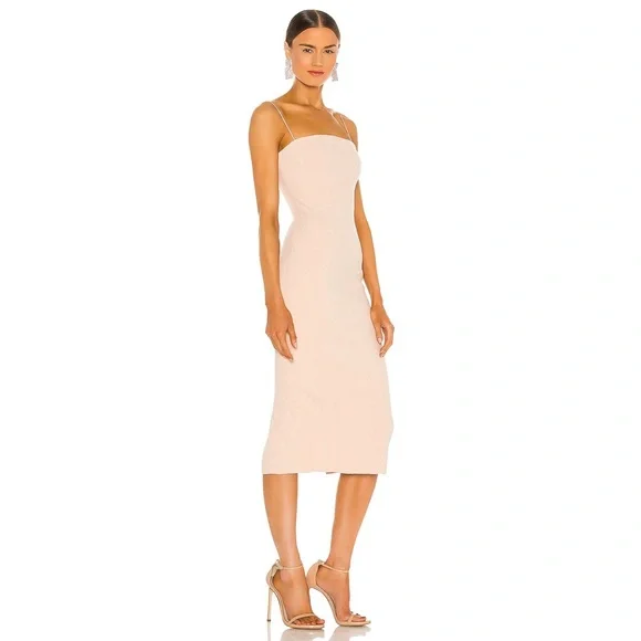 NWT MISHA x Revolve Irisa Dress in Nude - Picture 2 of 7